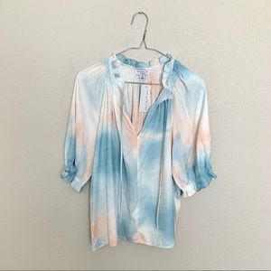 NWT Current Air Tie Dye Blouse